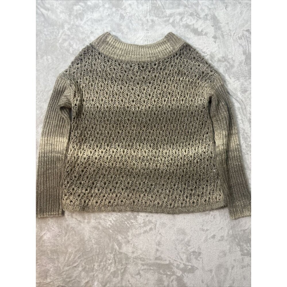 Women’s Tommy Bahama Knitted Sweater Cowl Neck Wool Blend Brown Size Medium - Picture 10 of 13
